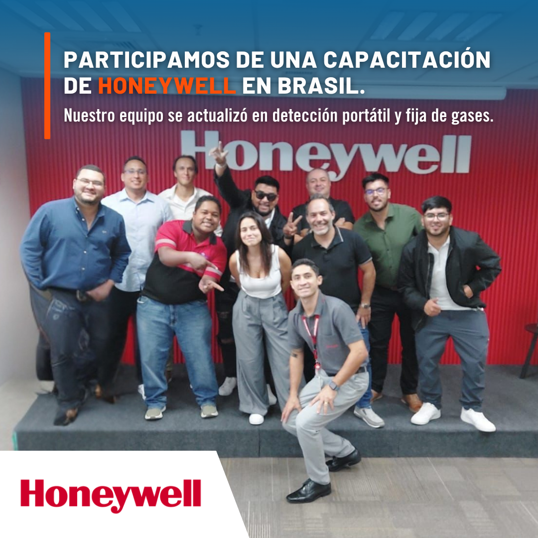 Capacitación con Honeywell en detección de gases